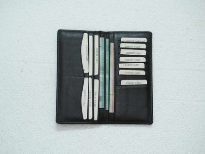 WilliamPOLO Premium Leather Long Wallet – Genuine Cowhide