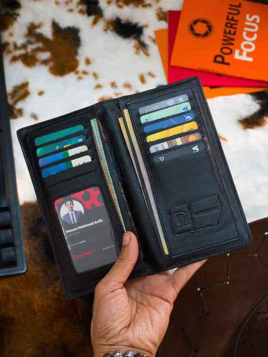 Fenzo™ Executive Long Wallet - 100% Genuine Leather