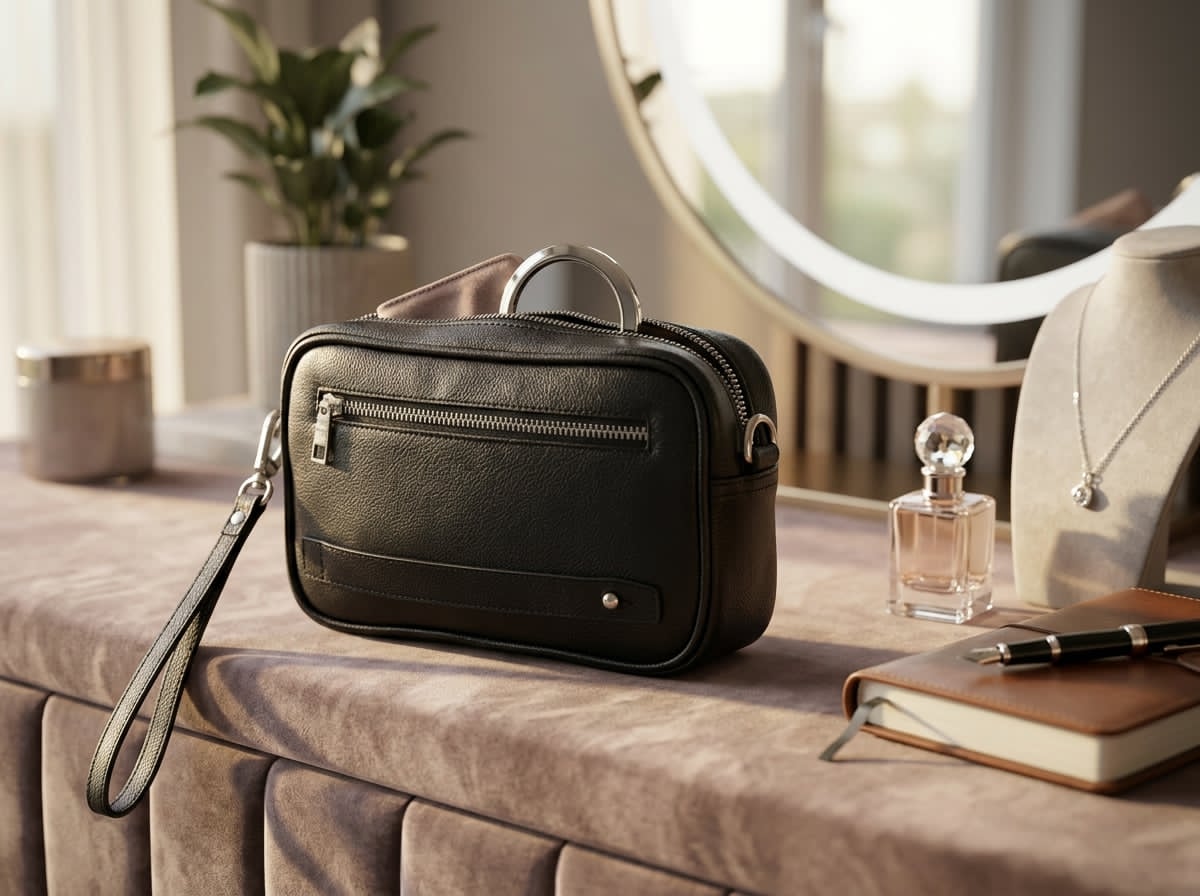 Multi-Purpose Premium Leather Travel Organizer