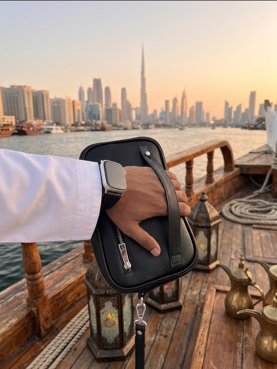 Multi-Purpose Premium Leather Travel Organizer