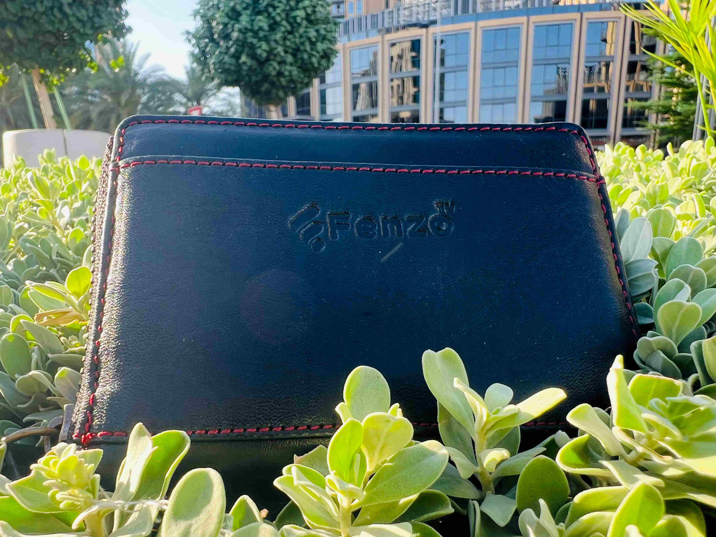 Fenzo™ Men’s Premium Genuine Leather Zip-Around Wallet & Organizer