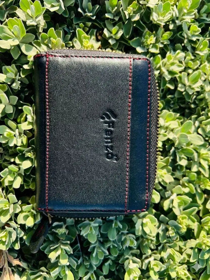 Fenzo™ Men’s Premium Genuine Leather Zip-Around Wallet & Organizer