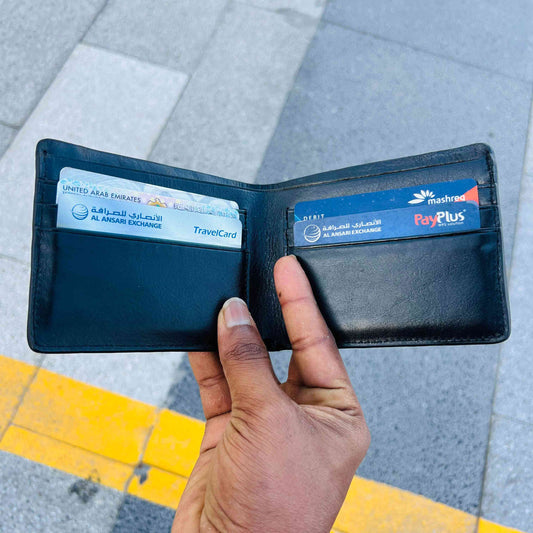 Premium Genuine Leather Short Wallet for Men | Slim Bifold
